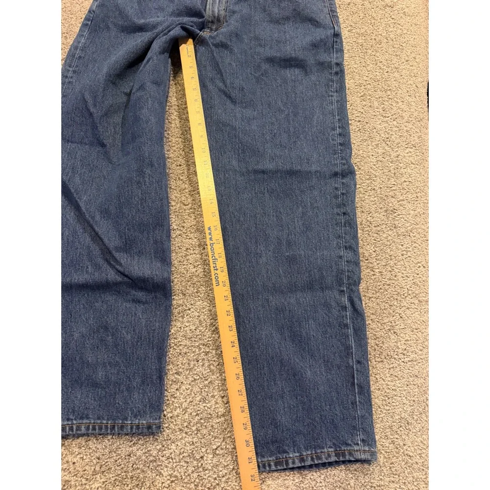 Levis 550 Jeans Mens 38x32 Blue Relaxed Fit Tapered Leg Dark Wash Denim
